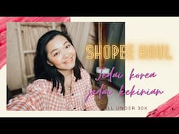 SHOPEE HAUL JEDAI kekinian murah meriah