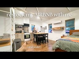 Restock my AIRBNB with me!