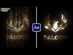 Luxury Logo Animation in After Effects - After Effects Tutorial - Simple Logo Animation | Easy way