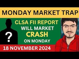 Nifty Prediction and Bank Nifty Analysis for Monday | 18 November 2024 | Banknifty Prediction Monday