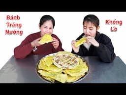 Ninh TV | Dạy Con Dâu Làm Đĩa Bánh Tráng Nướng Siêu To Khổng Lồ