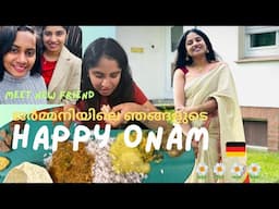 Onam celebration 🇩🇪#happy onam/meet new friend/Ausbildung Student/celebration@germany/malayali