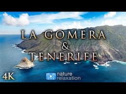 4K Bird’s Eye View of Spain’s Canary Islands | 1HR Nature Film + Calming Music in 60FPS