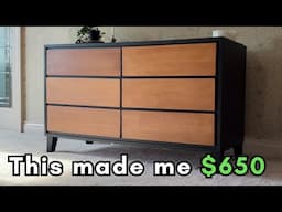 I stole this dresser and SOLD it for profit! | Furniture Makeover