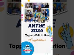 Congratulations to our ANTHE 2024 toppers! 🌟 #anthe2024 #shorts #anthetoppers