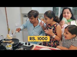 Indian MOM Living on Rs 1000 for 24 HOURS Challenge!