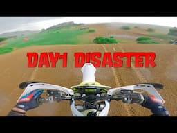 Mongolia Enduro Adventure gone wrong Crash! Battling Hell Hail Storm on Husqvarna 450's