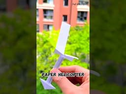 Paper helicopter 🚁 || #viral #shorts #diy #craft  #how