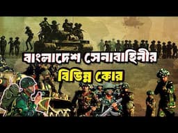 বাংলাদেশ সেনাবাহিনীর বিভিন্ন কোর | all core name of Bangladesh Army | BD Army |