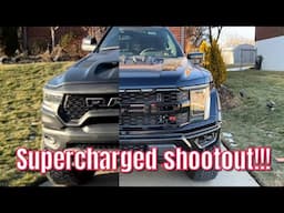 EPIC FORD RAPTOR R VS RAM TRX DRAG RACING!!!!