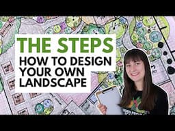 How to make a landscape design 🪴 THE STEPS 🪴 Plus DIY tips for a first time landscape design