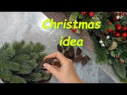 Super beautiful Christmas tree with your own hands. Christmas decor with your own hands.