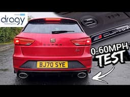 How FAST Is The SEAT LEON CUPRA 300 ST? *0-60MPH Test Runs DRAGY*