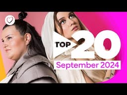 Eurovision Top 20 Most Watched: September 2024 | #UnitedByMusic