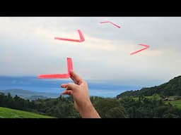 How to Make a Paper Boomerang That Really Comes Back!