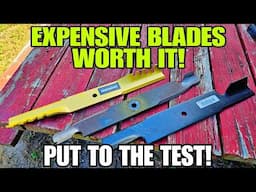 Do Expensive Mower Blades work Better? Mower Blade Showdown! Ballard Gold