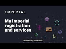 My Imperial Registration and Services