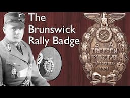 The Brunswick Rally Badge (Abzeichen vom SA Treffen Braunschweig 1931) of the NSDAP