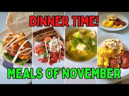 Meals Of November | BONUS Kmart Shopping Haul x2