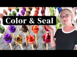 3 Simple Methods For Coloring and Sealing Metal Beads