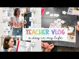 TEACHER VLOG | days before the hurricane, intervention binder, text features