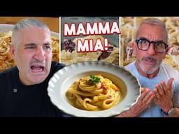 Roman Chef Reacts to Popular CARBONARA VIDEOS