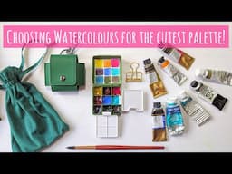 Choosing 9 Watercolours For The Cutest Funto Pocket Travel Palette & A Mix Like A. Gallo's Notturno