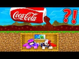 COCA COLA TSUNAMI vs ULTIMATE BUNKER In Minecraft !😱