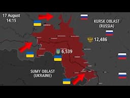 Animated Map of Ukraine's Kursk Offensive (August 6 - 22)