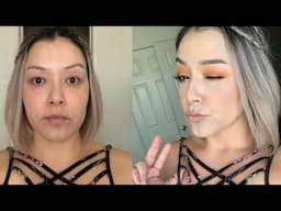 MAQUILLAJE NARANJA CON TECNICA DETALLADA PASO A PASO| MakeupbyIve