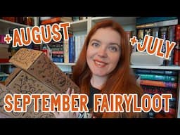 Huge Fairyloot Unboxing | September, August and July Romantasy and Adult boxes!