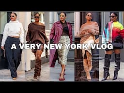 A Very New York City Vlog! shopping in soho, fall fashion shoot + haul & house tour in Brooklyn ❤︎