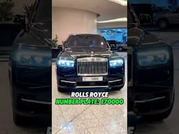 🔥ROLLS ROYCE WITH A $500,000 NUMBER PLATE! #shorts