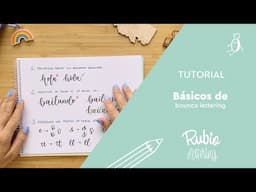 Tutorial bases para hacer bounce lettering | RUBIO Lettering