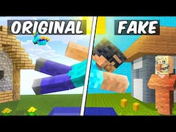 I GOT TRAPPED INSIDE MINECRAFT FAKE EDITION!