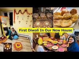 Pehala Diwali Celebration In Our New House In America (2024) | Simple Living Wise Thinking