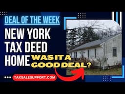 Can make $100,000 Profit! But did they Overpay? Tax Deed Home Post-Sale Review...