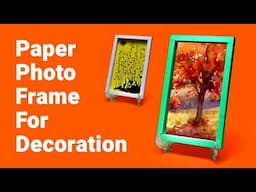 DIY Paper Photo Frame