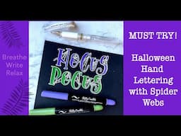 Hocus Pocus Halloween Hand Lettering