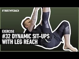 #32 Dynamic Sit Ups with Leg Reach   Improve Mobility & Strength with this functional exercise