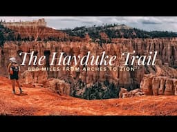 Hiking Traverse of Bryce Canyon National Park - Hayduke Trail Thru Hike 11