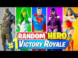 The *RANDOM* SUPERHERO BOSS Challenge in Fortnite!