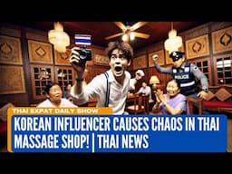 Korean Influencer Causes Chaos in Pattaya Thai Massage Shop! | Thai news