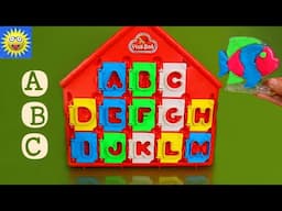 Learning Alphabet Letters with Play Doh ABC's and Numbers for Preschool Kids Growing Little Ones