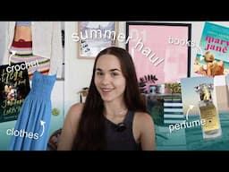 Massive summer haul ✨ (my ULTIMATE wishlist) books, perfume, clothes