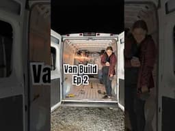 We cut 5 massive holes into our van  #diyvanconversion