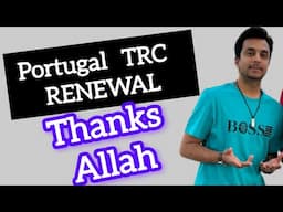 Portugal TRC CARD RENEWAL | How i Renew my Portugal TRC Card