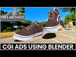 Create CGI Ads using VFX in Blender | No Paid Addons required