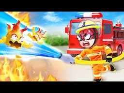 Firefighters Song for Kids - Fire Truck Song - Fire Trucks Rescue Team 🍬 Nursery Rhymes & Kids Songs