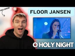 BLIND REACTION to Floor Jansen O Holy Night (Jouluyö) | Vocal Coach Reacts